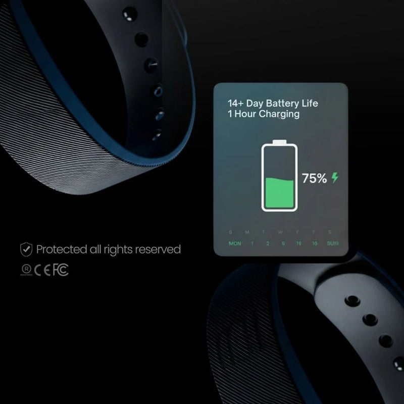 <p>Set it and forget it. Up to 14 days on a single charge of 1 hours. Fast USB charging when you need it.</p>